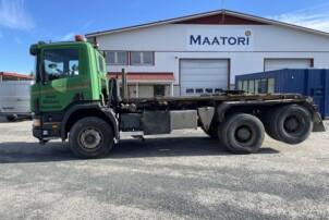 Scania P124 6x4, vaijerilaite + vetopöytä