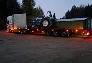 Scania R420 + puoliperävaunu Kögel