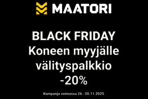 BLACK FRIDAY: välityspalkkiot -20%!