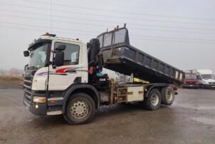 Scania P420 6x2 Hiab nosturilla