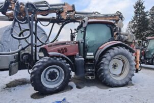 Case IH Maxxum 140 kallioporauslaitteistolla